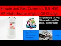 Cummins 450 8 9 liter Motorhome Oil Change