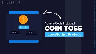 Coin Toss Using HTML CSS JavaScript Web Development Skillerior