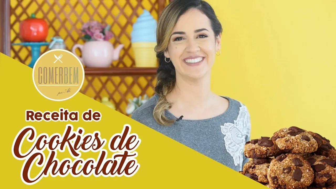 RECEITA DE COOKIES SEM GLÚTEN DE CHOCOLATE