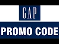 How to use GAP Canada promo code