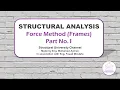 Force Method Frames - Part 1