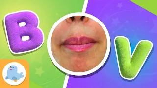 FONÉTICA de la B y V para niños 🦭😲 Fonética en español