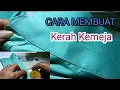 Lagu Cara Menjahit Kerah Kemeja/Pola Kerah Kemeja Pria