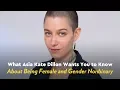 What Asia Kate Dillon Wants You to Know About Being Female and Gender Nonbinary