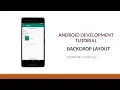 Android Development Tutorial - Backdrop Layout
