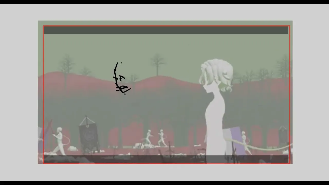 Storyboarded clip rough animation