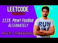 1115 Print FooBar Alternately LEETCODE MEDIUM MULTITHREADING C