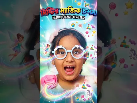 মিষ্টির ম্যাজিক চশমা 😎😎😎 #shorts #suspense #magic #funny #comedy #misti