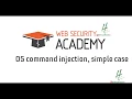 OS command injection simple case - PortSwigger Web Security Academy