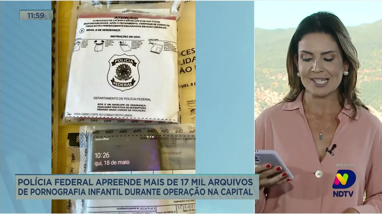 Polícia Federal apreende mais de 17 mil arquivos de pornografia infantil em Florianópolis