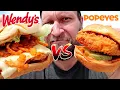 Popeyes VS Wendy s NEW Ghost Pepper Chicken Sandwich