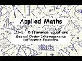 LCHL Applied Maths - Difference Equations 2nd Order Inhomogeneous Difference Equations