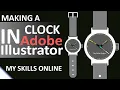 Making a simple clock in adobe illustrator tutorial