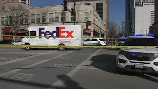 Woman killed after being struck by FedEx truck in Chicago