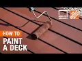 How-To Workshops - How To Paint A Deck The Home Depot