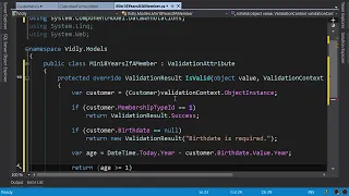 ASP NET - Custom Validation By Mosh Hamedani
