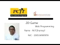 JavaScript 2D Game Development Semester 01 Java Institute Shumayl
