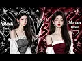 Black Color VS Maroon Color Challenge Who Wins Dresses Heels Nails Makeup Purse