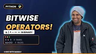 Python Bitwise Operators Explained AND OR XOR NOT Bit Shifting for Beginners