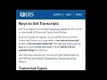 2022 IRS TAX If you can t get an online transcript there s a way to get it