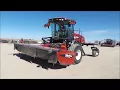 2015 MacDon M205 self-propelled windrower for sale no-reserve Internet auction February 28 2018