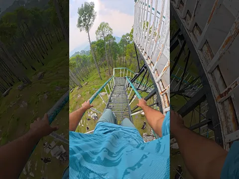 Siren Went Off While I Sat on the Watchtower 🚨 #shorts #viral #pov #parkour