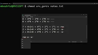 Linux Commands Tutorial 17 Linux permissions with chmod and umask commands