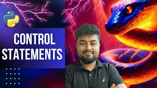 Python Tutorial for Beginners Control Statements their types With example Hindi
