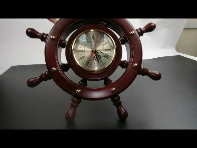 Видео-обзор Часы 'Штурвал' d 38 см