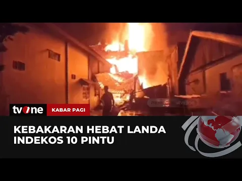 Ditinggal Penghuni Pulang Kampung, 10 Kamar Rumah Kos Hangus Terbakar