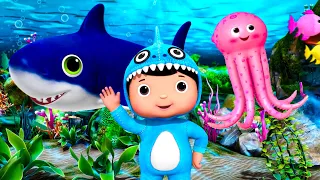 あかちゃんザメ オリジナル パート2 🦈👶 | 童謡と子供の歌 | 教育アニメ -リトルベイビーバム | 知育動画 | Little Baby Bum Japanese