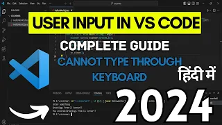 User Input in VS Code with Code Runner in HINDI VS Code Not Taking Input