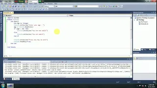 If then else statement in vb net