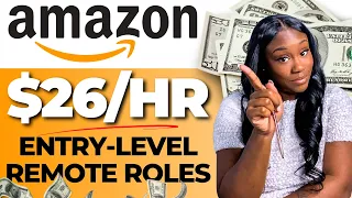 Amazon Is Hiring Make 4 Beginner-Friendly Remote Jobs Entry-Level WFH JOBS