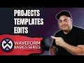 How to Create Projects Edits and Templates in Tracktion Waveform Free Pro Tutorial