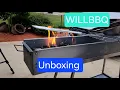 WILLBBQ commercial quality portable charcoal grill UNBOXING