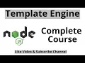 Node js Tutorial Template Engine in Node js ejs template engine