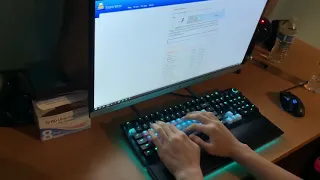 184WPM on Typeracer with a Huntsman Elite