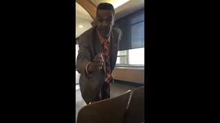 Flint councilman Eric Mays verbally attacks a member of the press