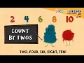 Count by Twos with The Juicebox Jukebox Learn Two Four Six Eight Ten NEW Counting Song Numbers