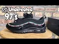 Air Max 97 x Undefeated Black review