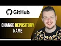 How to Change Repository Name in GitHub 2025