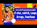 How to use if-else Loops Arrays and Functions in JavaScript Urdu Hindi