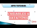 Java Tutorial - Variables Data Types and Type casting