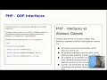 23 - PHP OPP Abstraction and Interfaces