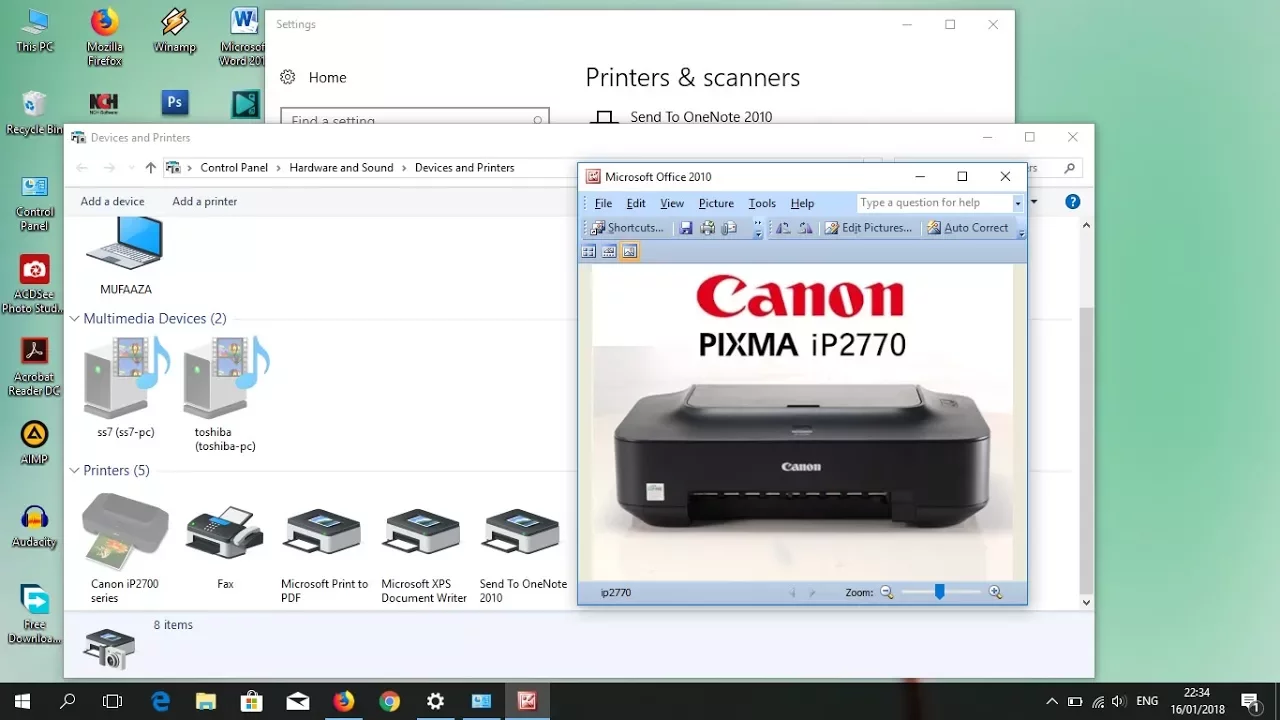 Cara Reset Printer Canon MP287 + Software Resetter. 