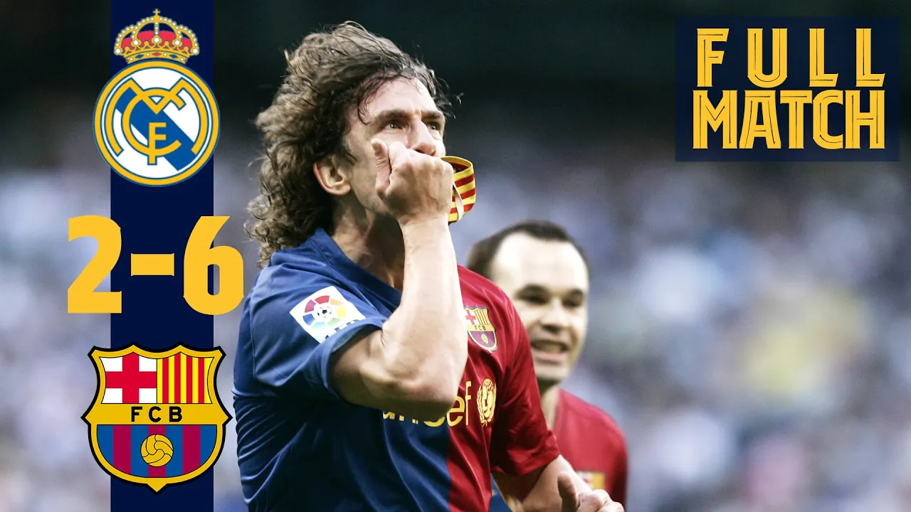 FULL MATCH: Real Madrid 2 - 6 Barça (2009) THE LEGENDARY 2-6 IN #ELCLÁSICO!