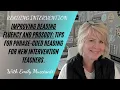 Improving Reading Fluency Tips for phrase cued reading for new intervention teachers