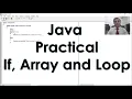Std 12 Computer Java Practical Program of If Array and Loop