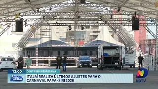 Itajaí intensifica preparativos para o Carnaval Papa-Siri 2026